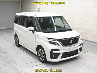 SUZUKI SOLIO 4WD Hybrid MV с аукциона Японии