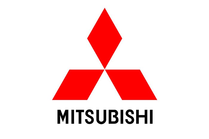 логотип японской автомобильной компании mitsubishi